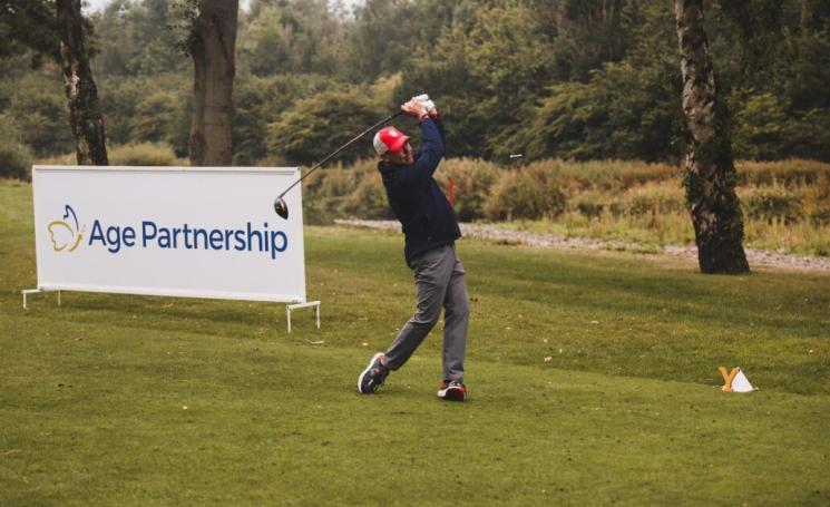 Rich Beem tees off on the 3rd